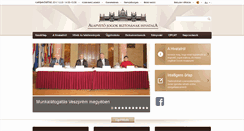 Desktop Screenshot of ajbh.hu